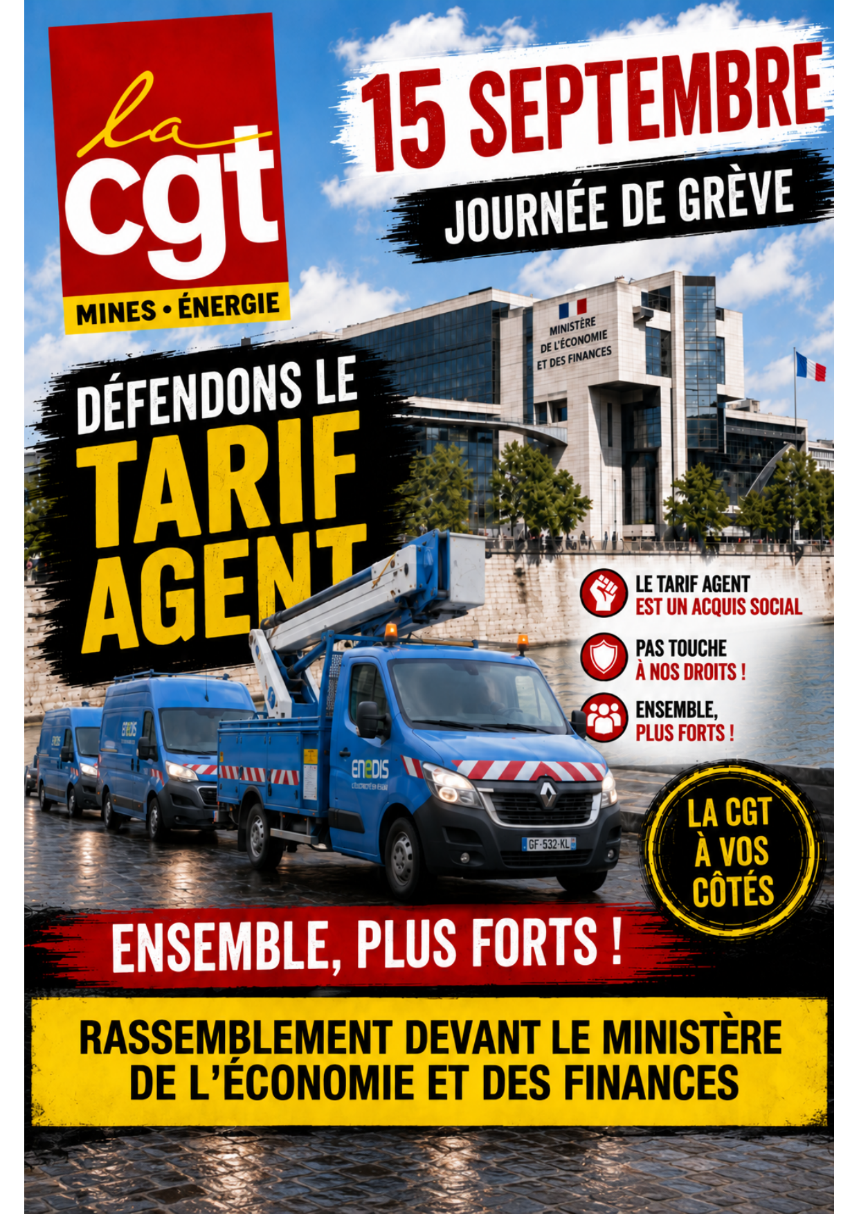 Aperçu — Les électriciens et gaziers contre la remise en cause de leur statut !