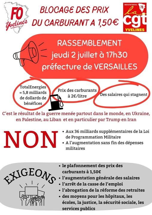Photo UD CGT des Yvelines